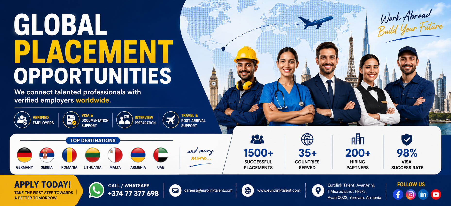 Eurolink Talent candidate campaign